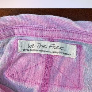 We The Free Pink Tie-Dye Top
